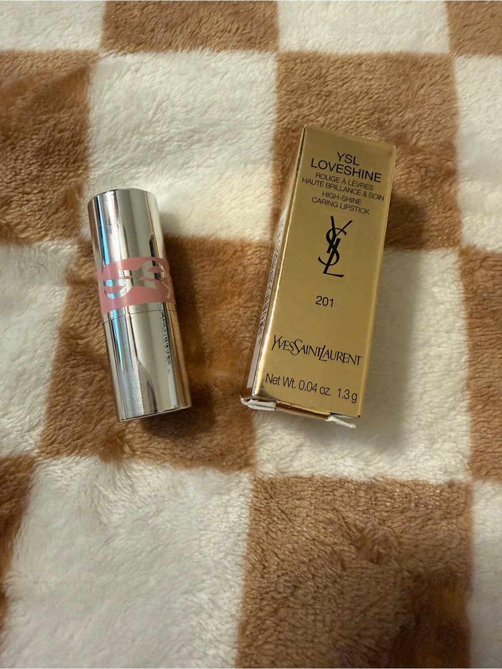 Yves Saint Laurent (YSL) Loveshine Lipstick - Pink Shade travel size
